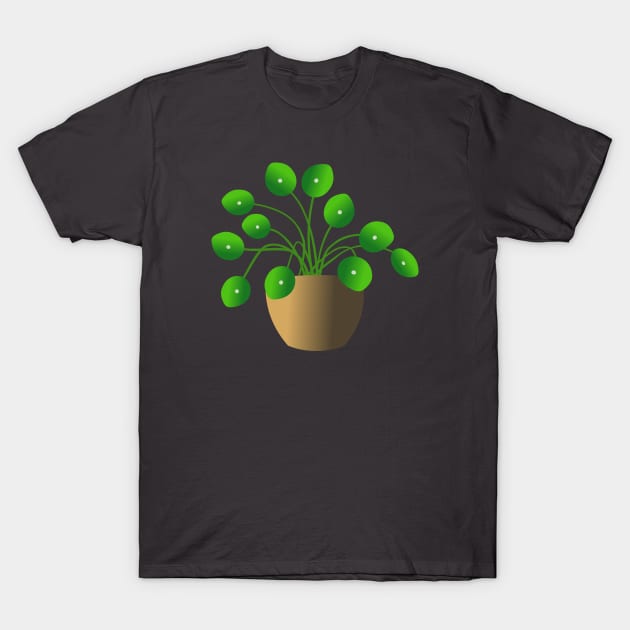 Chinese Money Plant T-Shirt by Janremi